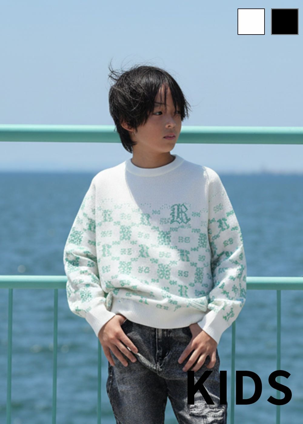 RTEGグラデーションO.Eニット クルーネック／ニット／メンズ