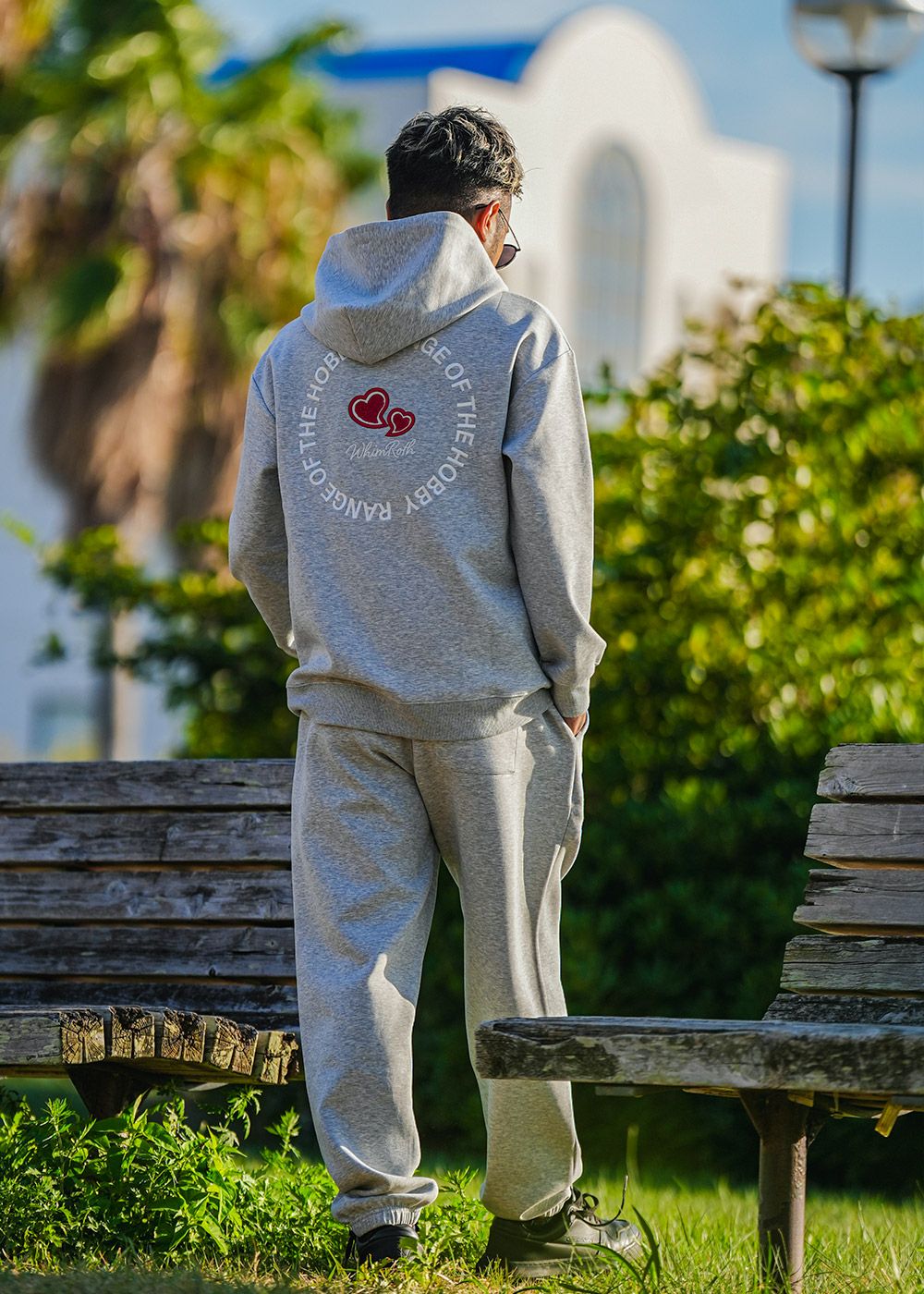 W/Rハートロゴプルパーカー ラグランラインジャケット／ジャケット