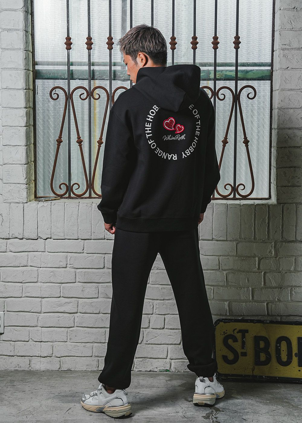 W/Rハートロゴスウェットパンツ | adamsJUGGLER（アダムスジャグラー