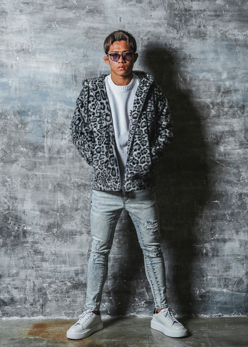 RTEGレオパードファーフーディー | adamsJUGGLER（アダムスジャグラー