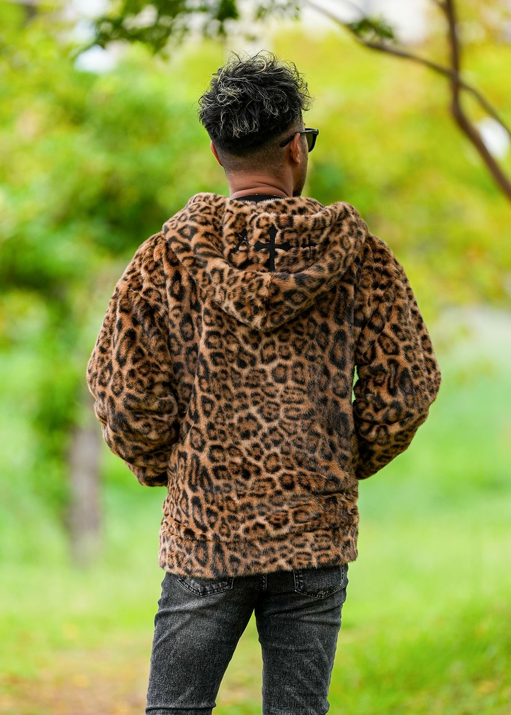 RTEGレオパードファーフーディー | adamsJUGGLER（アダムスジャグラー