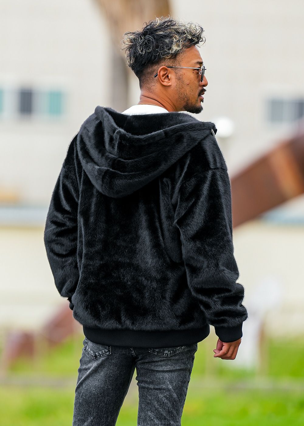 RTEG OE/OPファーフーディー | adamsJUGGLER（アダムスジャグラー