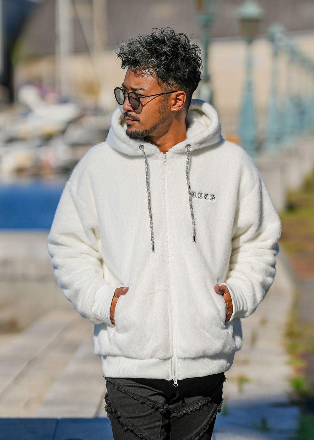 RTEG OE/OPファーフーディー | adamsJUGGLER（アダムスジャグラー