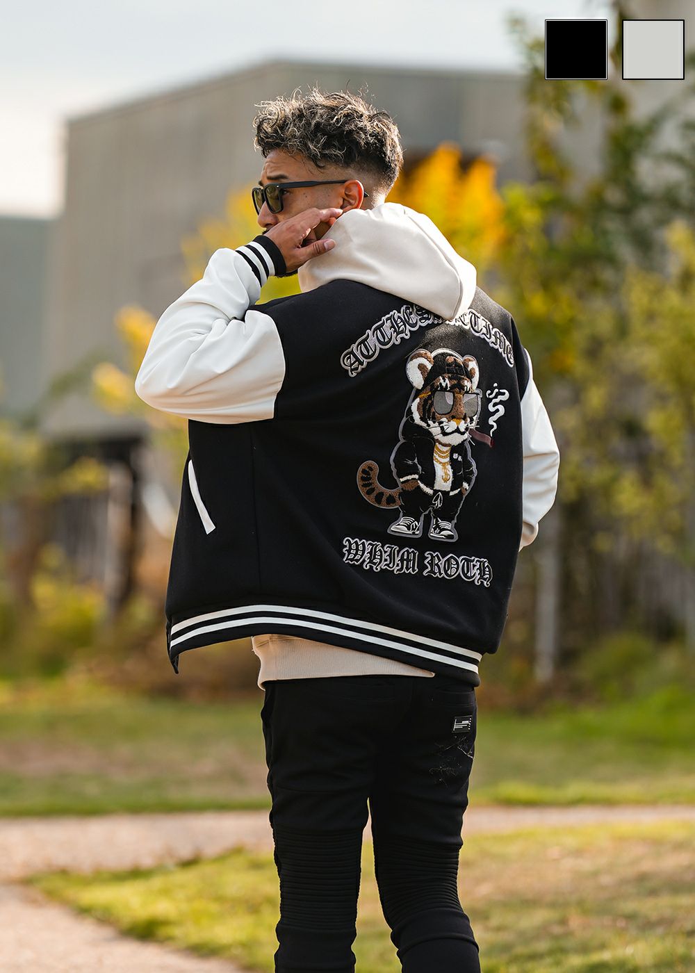 W/Rスモーキングタイガースタジアムジャンパー | adamsJUGGLER