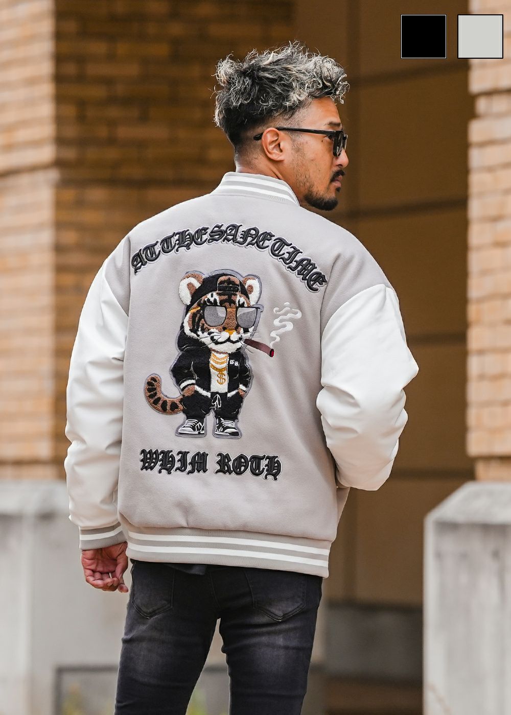 W/Rスモーキングタイガースタジアムジャンパー | adamsJUGGLER