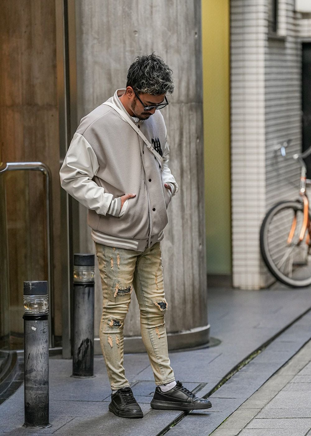オーバーダイダメージデニムパンツ | adamsJUGGLER（アダムス