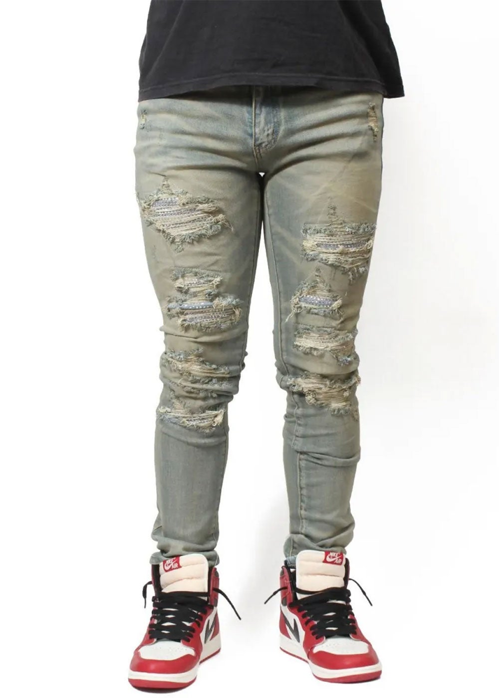 mnml X201 ダメージデニム 32 mnml X201 Denim PT | adamsJUGGLER（アダムスジャグラー）公式