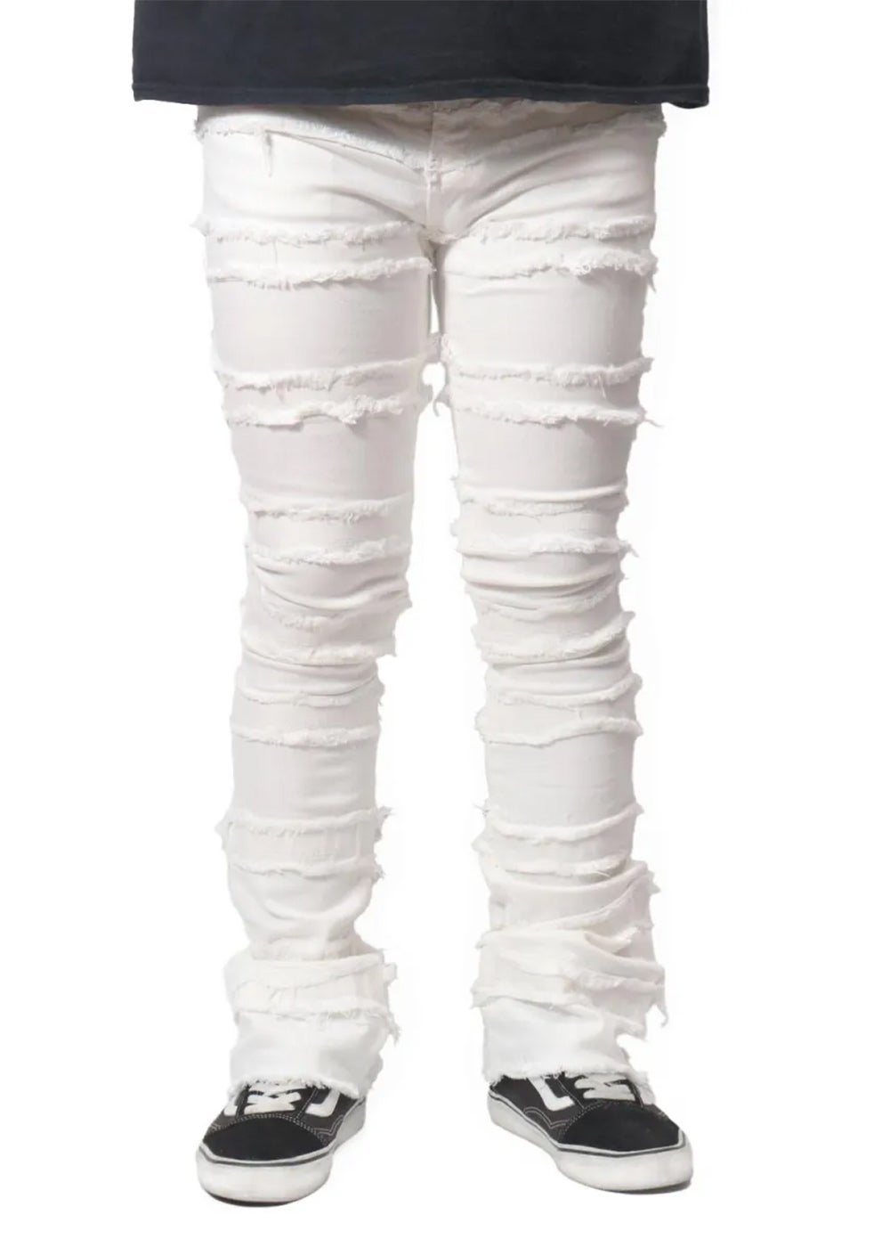 【mnml】X597 PANELED SKINNY STACKED DENIM mnml X597 PANELED SKINNY STACKED DENIM | adamsJUGGLER（アダムス